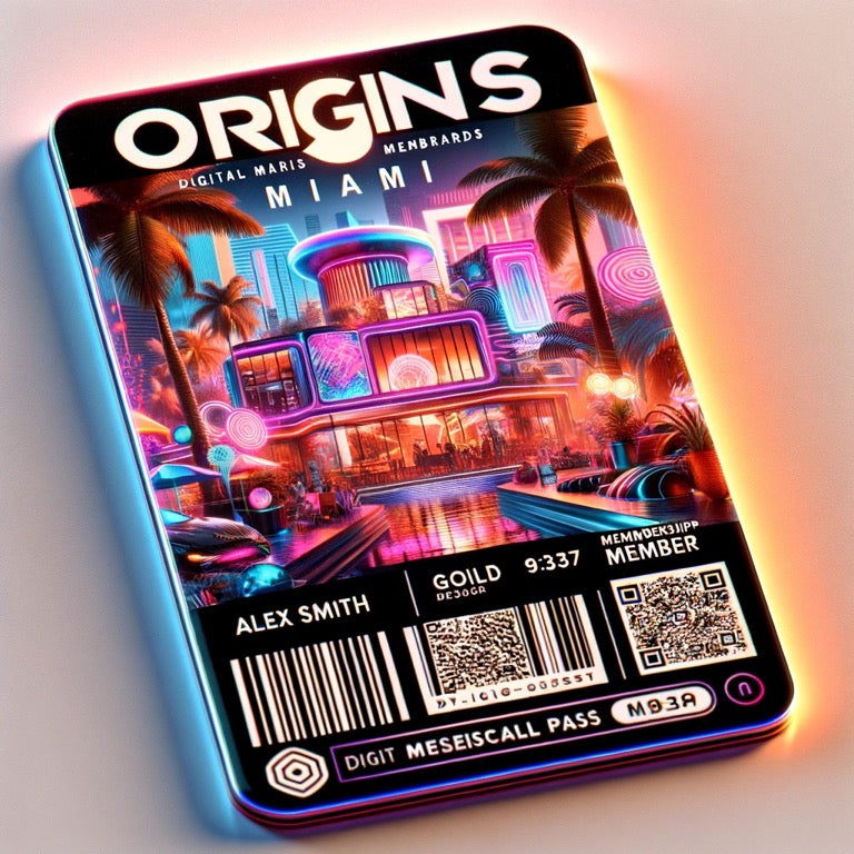 origins member digital wallet pass mock up