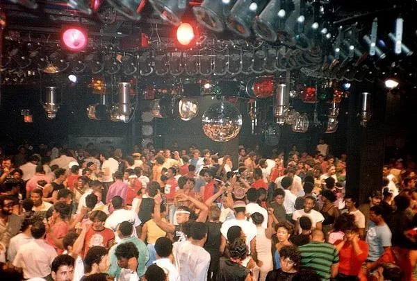 NYC 1980s house music club party